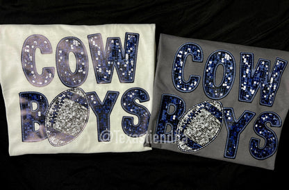 CB faux sequence tee